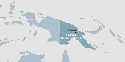 Kat jeyografik nan goroka papua new guinea